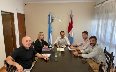 Mutual Mugica y municipio de Alta Gracia mantienen reunión para habilitar obras de Pro. Ha. S.